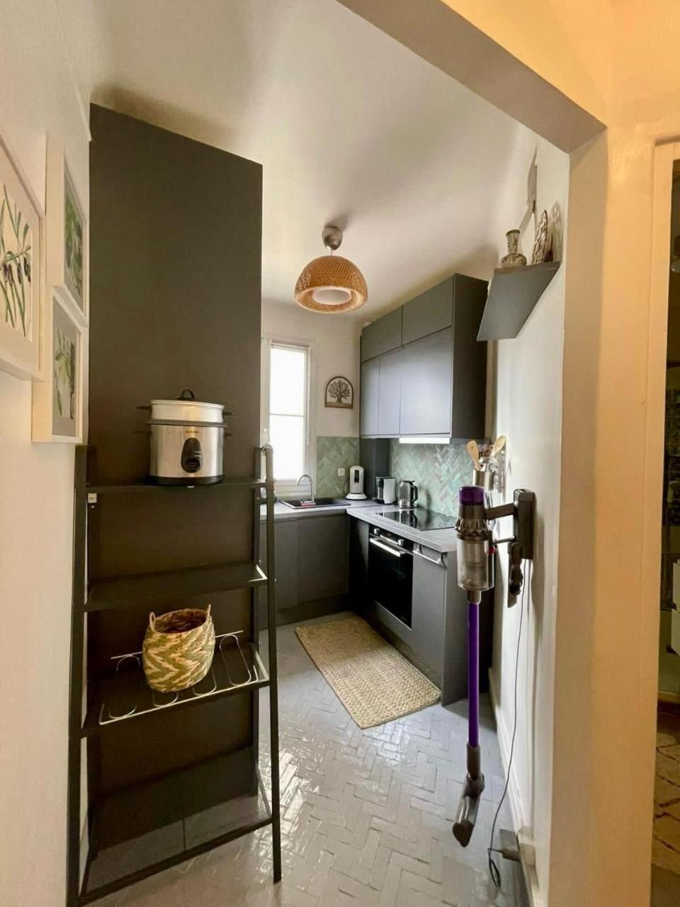 Air Conditioning - Metro 14 - Charming Traditional Style And Modern Access 10 Mn Away From Center Of Paris كليشي المظهر الخارجي الصورة