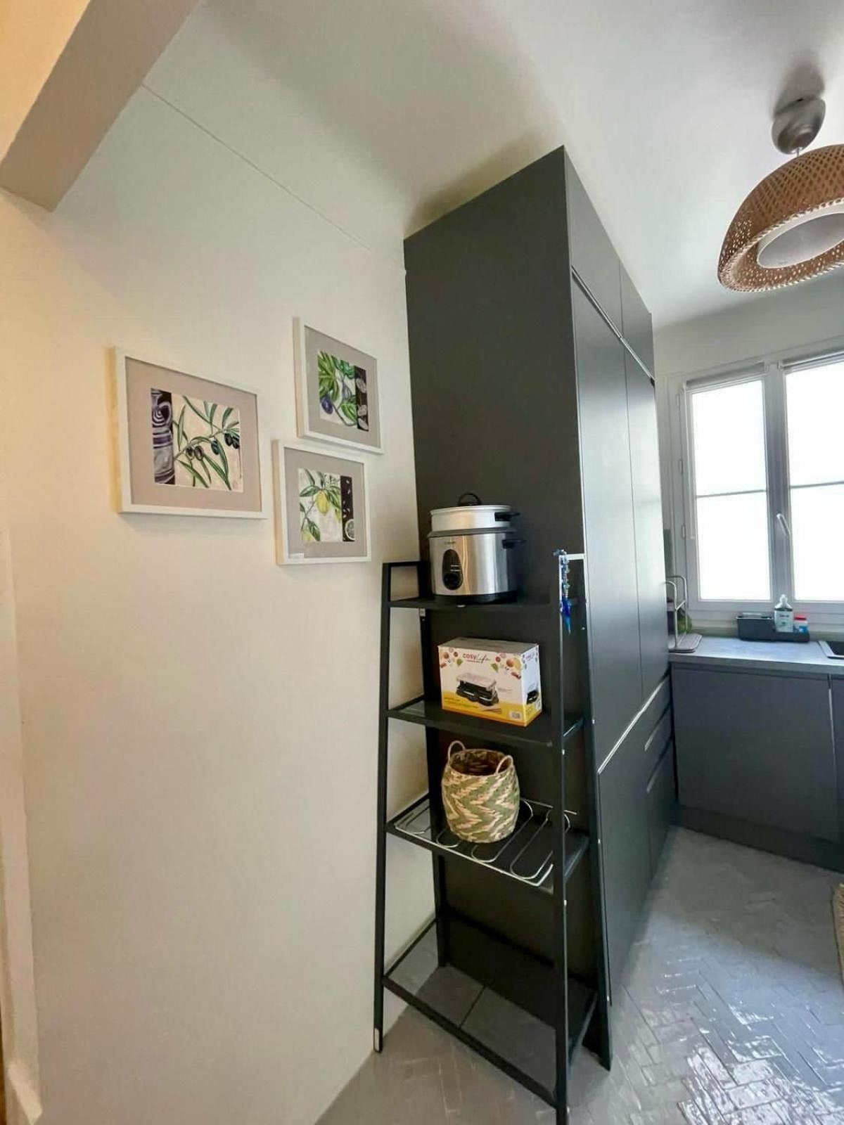 Air Conditioning - Metro 14 - Charming Traditional Style And Modern Access 10 Mn Away From Center Of Paris كليشي المظهر الخارجي الصورة